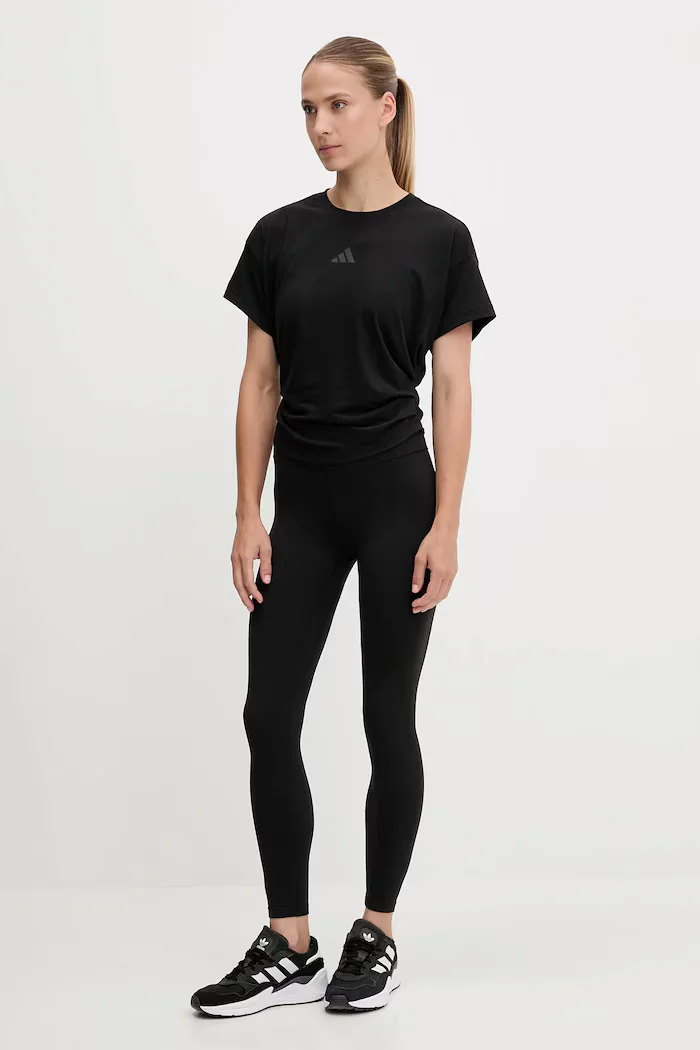 adidas Performance Клин за йога All Me в черно с изчистен дизайн JW7584