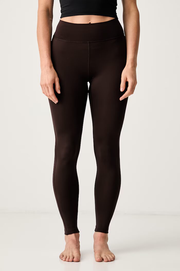 adidas Performance клин за йога дамски All me кафяв с висока талия KR3429