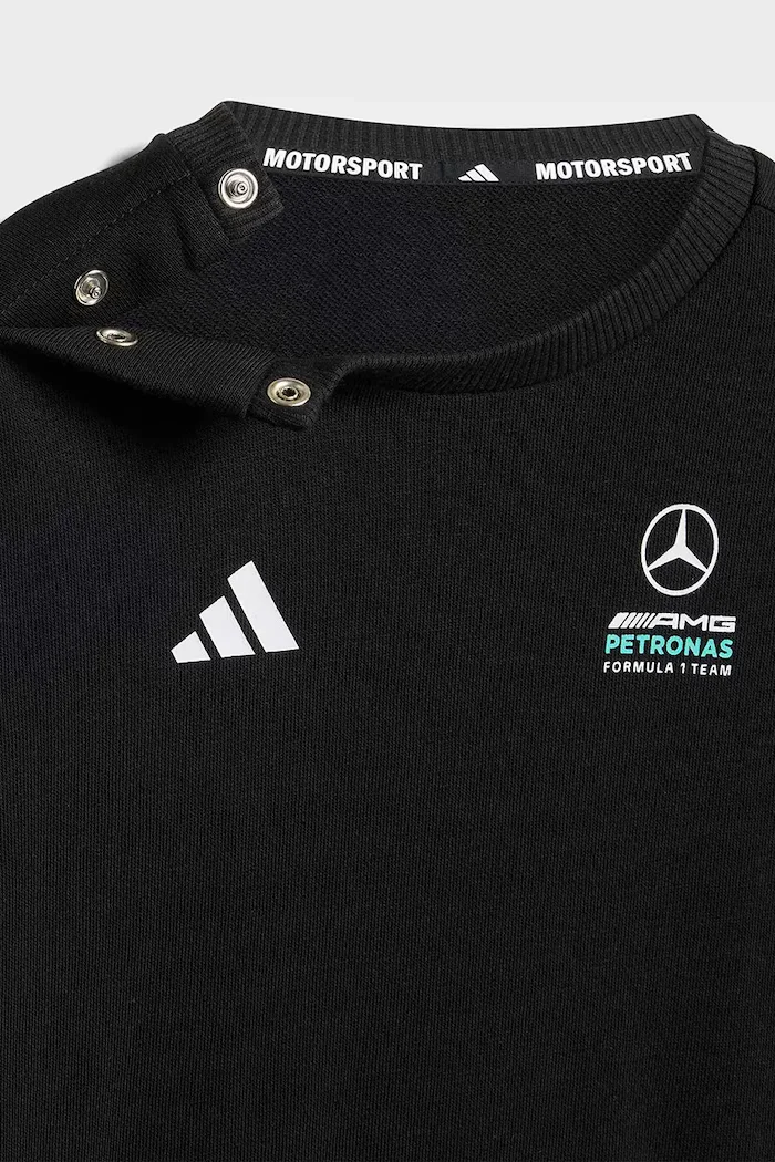 adidas Performance Комплект бебешки спортен екип с памук MERCEDES в черно KE5933