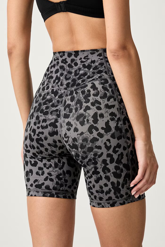 adidas Performance спортен къс панталон дамски Optime Essentials сив с висока талия KS6226