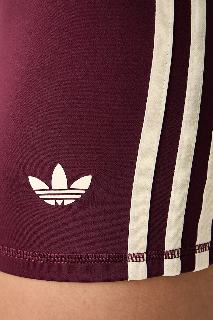 adidas Performance спортен къс панталон дамски Originals Sport бордо със стандартна талия KT6965