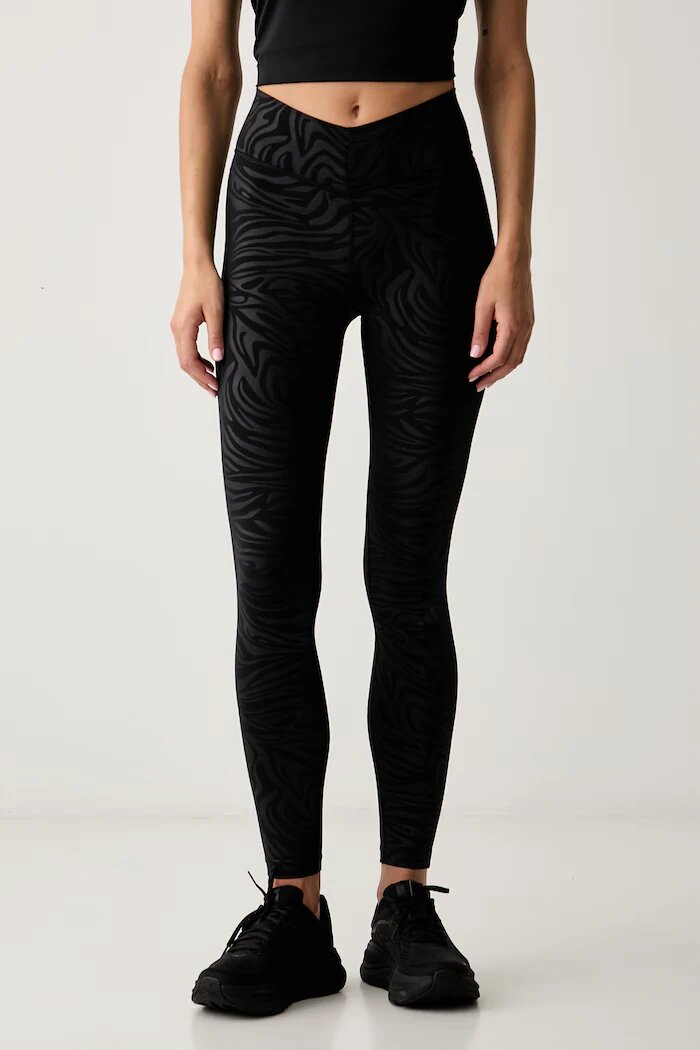 adidas Performance спортен клин дамски All Me Essentials черен с ниска талия KG1372