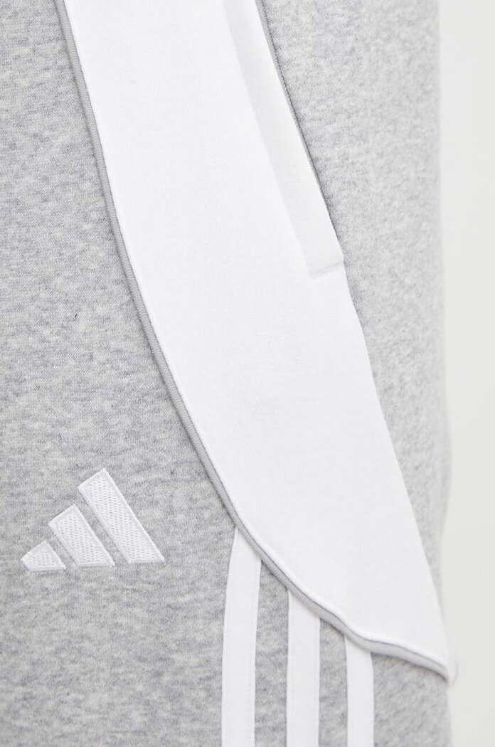 adidas Performance Спортен панталон TIRO в сиво с десен IS1011