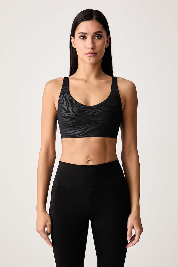 adidas Performance спортен сутиен All Me Essentials черен KG1371