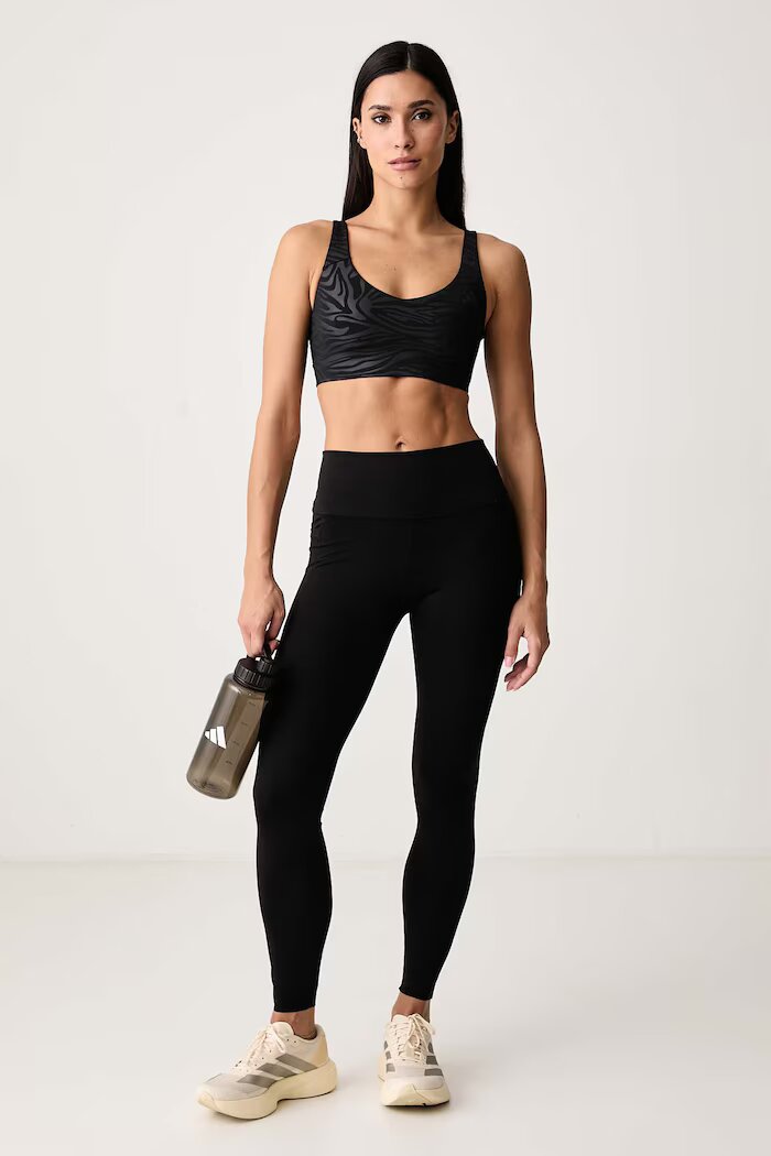 adidas Performance спортен сутиен All Me Essentials черен KG1371