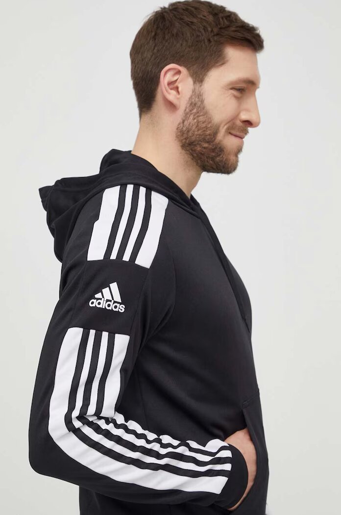 adidas Performance Суичър GK9548 мъжки в черно с изчистен дизайн GK9548