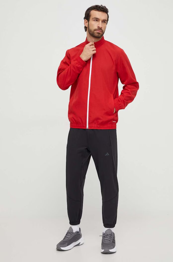 adidas Performance Суичър за трениране Entrada 22 Presentation в червено с изчистен дизайн H57536