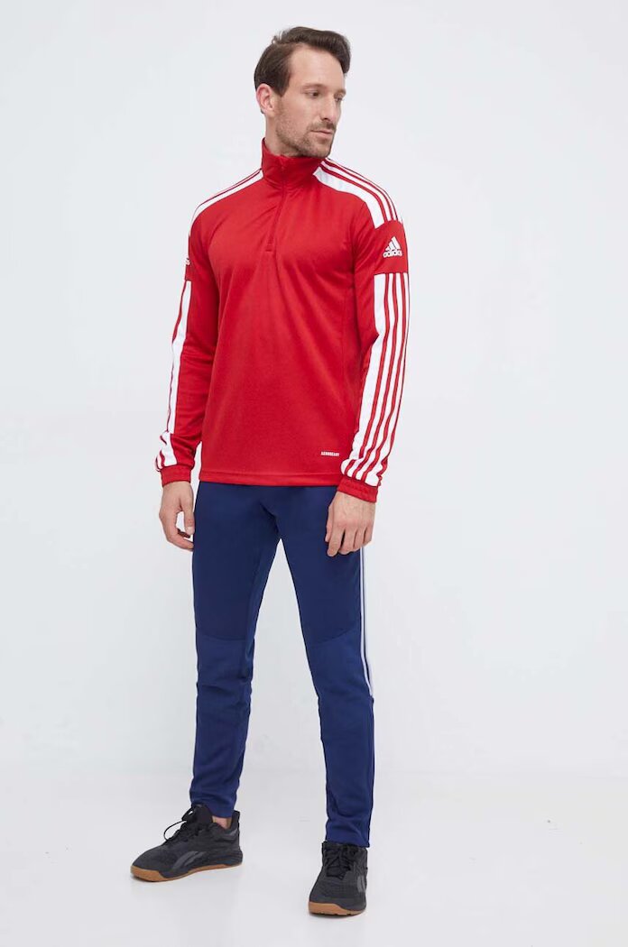 adidas Performance Суичър за трениране Squadra 21 в червено с апликация