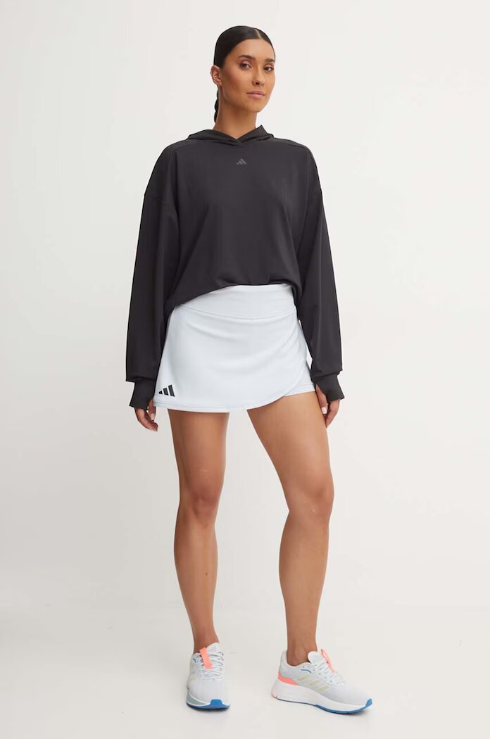 adidas Performance Суичър за трениране Strength Power в черно с качулка изчистен дизайн IV9219