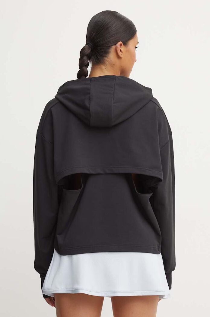 adidas Performance Суичър за трениране Strength Power в черно с качулка изчистен дизайн IV9219