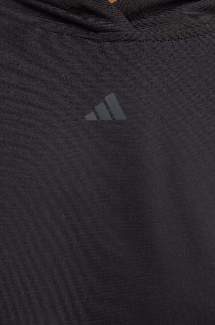 adidas Performance Суичър за трениране Strength Power в черно с качулка изчистен дизайн IV9219