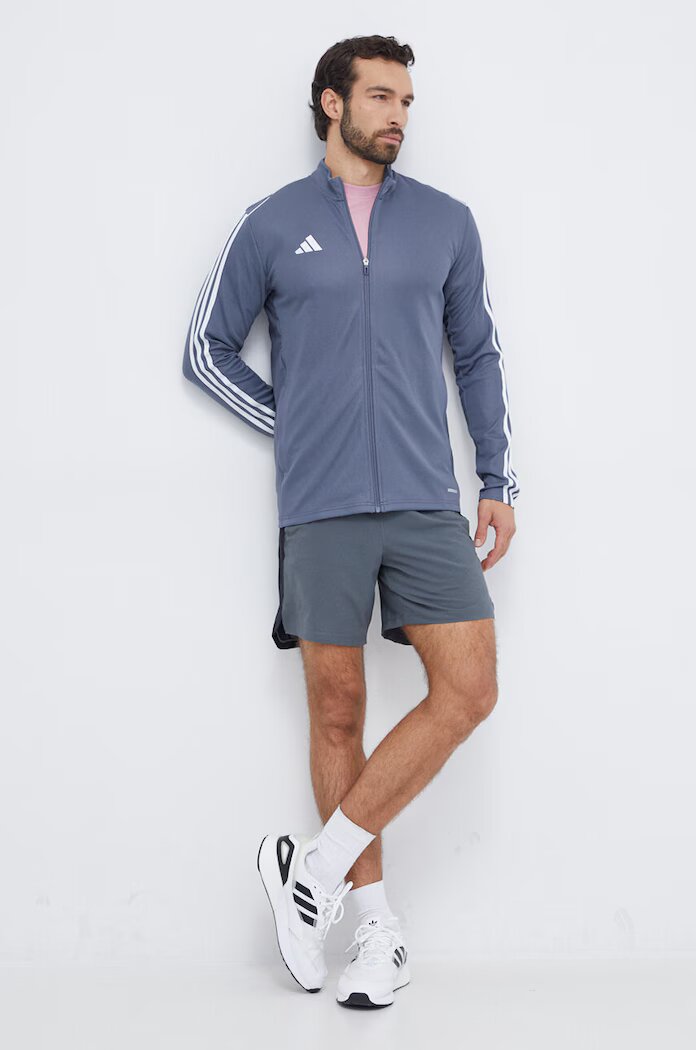 adidas Performance Суичър за трениране Tiro 23 в сиво с апликация HS3504