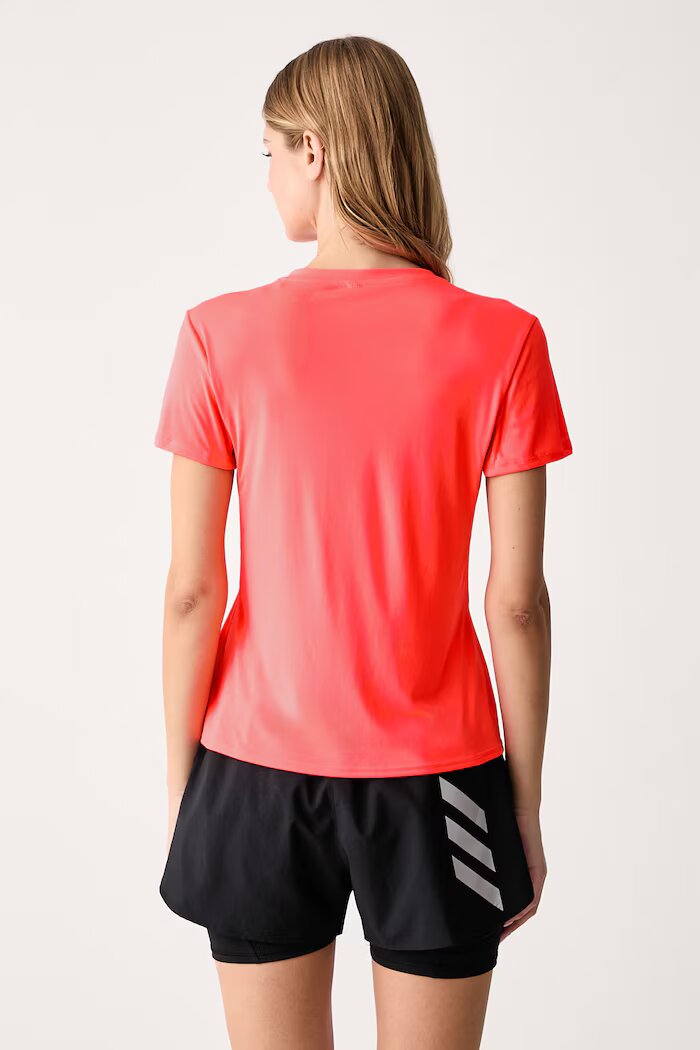 adidas Performance тениска за бягане дамска Adizero розова KZ2984