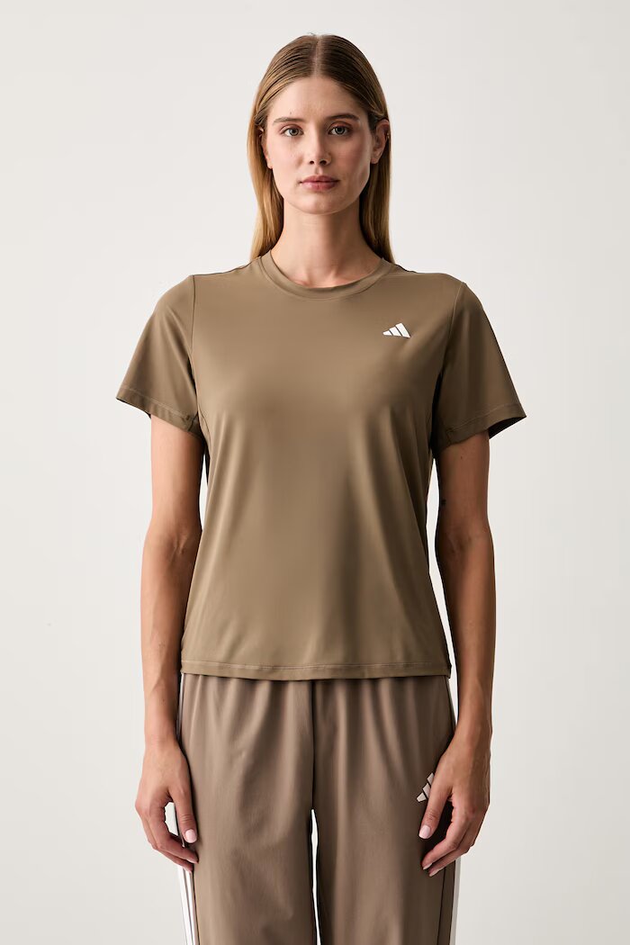 adidas Performance тениска за трениране дамска Strength Essentials бежова KV6944