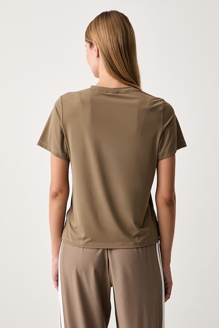 adidas Performance тениска за трениране дамска Strength Essentials бежова KV6944
