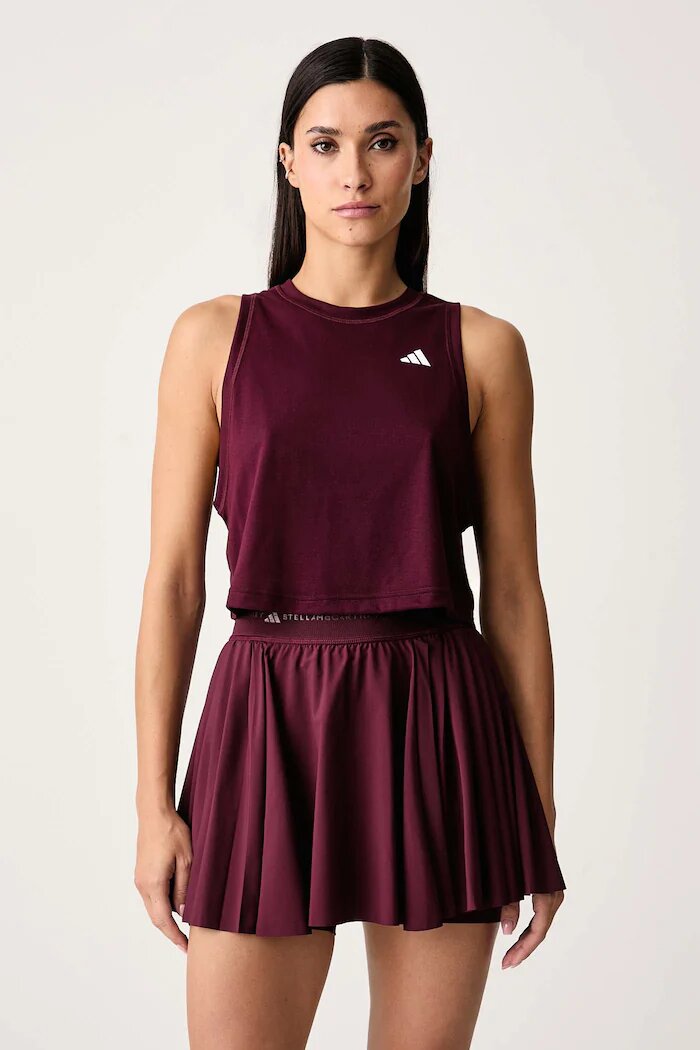 adidas Performance топ за трениране дамски с вискоза Essentials бордо KT1234