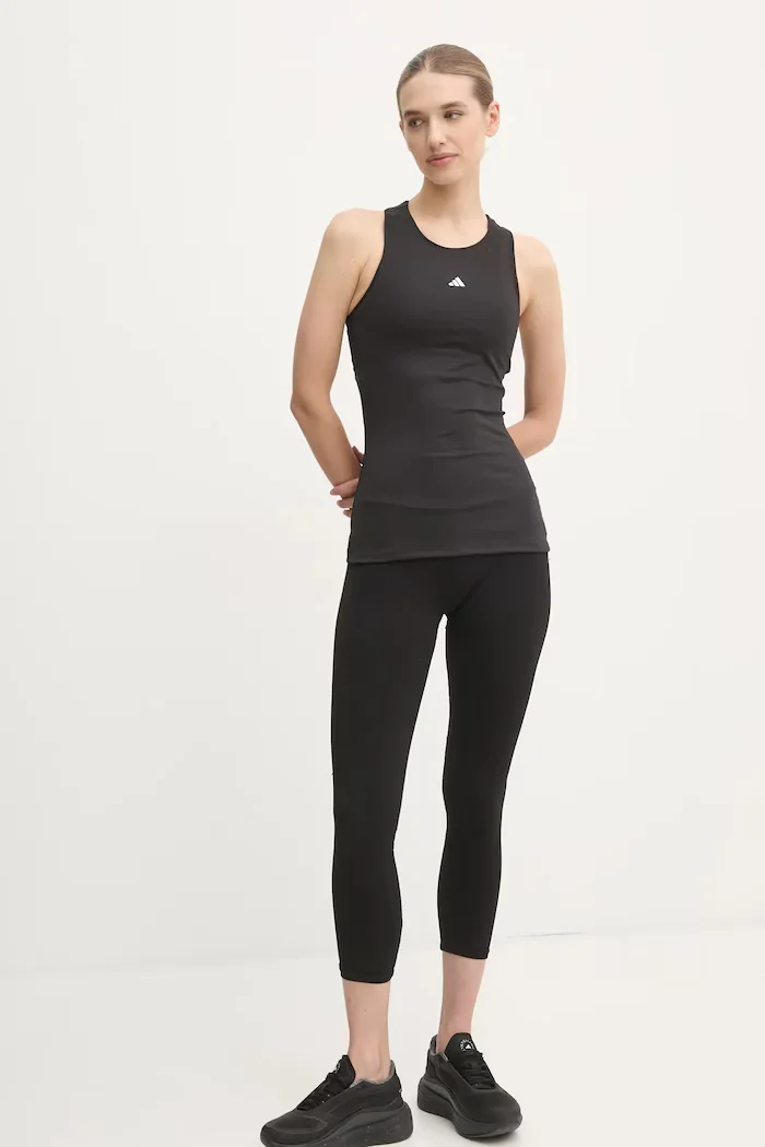 adidas Performance Топ за трениране Techfit в черно IK7924