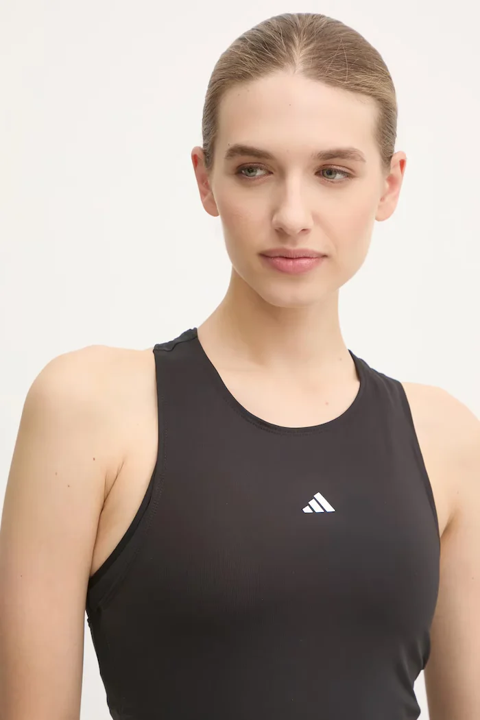 adidas Performance Топ за трениране Techfit в черно IK7924