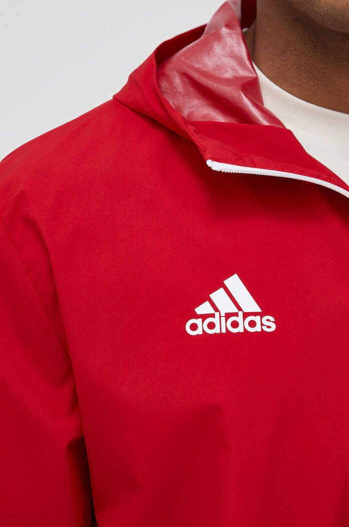 adidas Performance Ветровка Entrada 22 в червено с преходна изолация IK4009