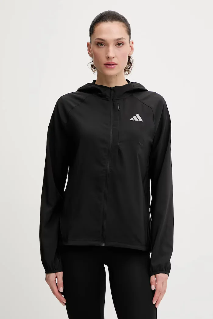 adidas Performance Яке за бягане Run Essentials в черно преходен модел KA4339