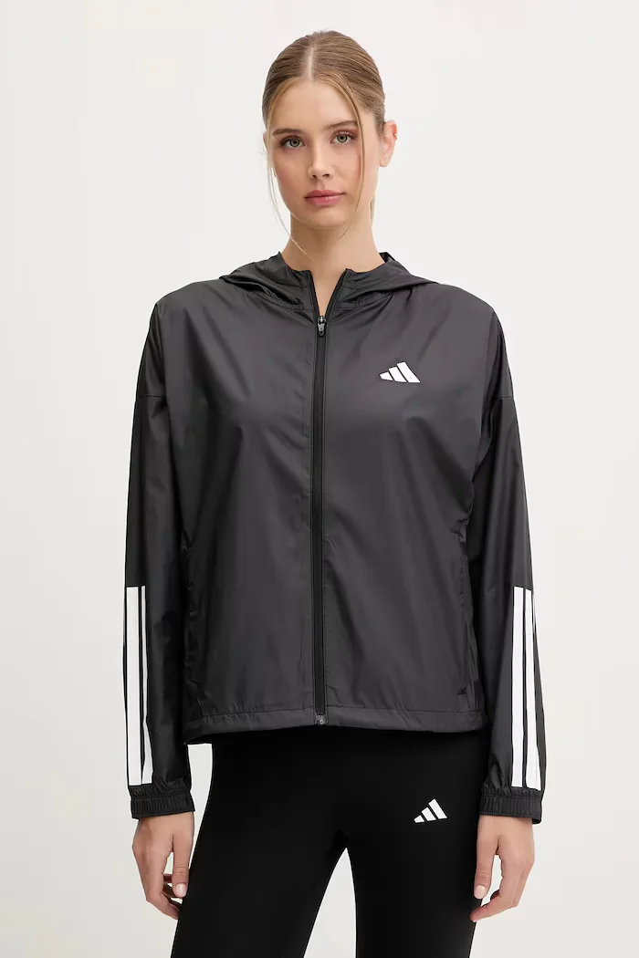 adidas Performance Яке за трениране Hyg Windy в черно преходен модел JX1872