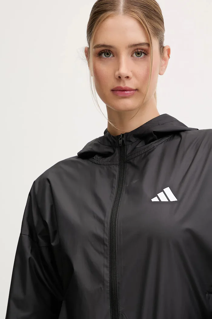 adidas Performance Яке за трениране Hyg Windy в черно преходен модел JX1872
