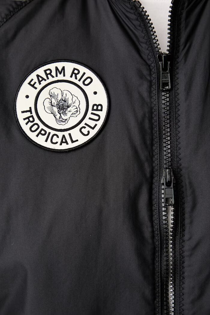 adidas преходно яке дамско x Farm Rio черно KR0282