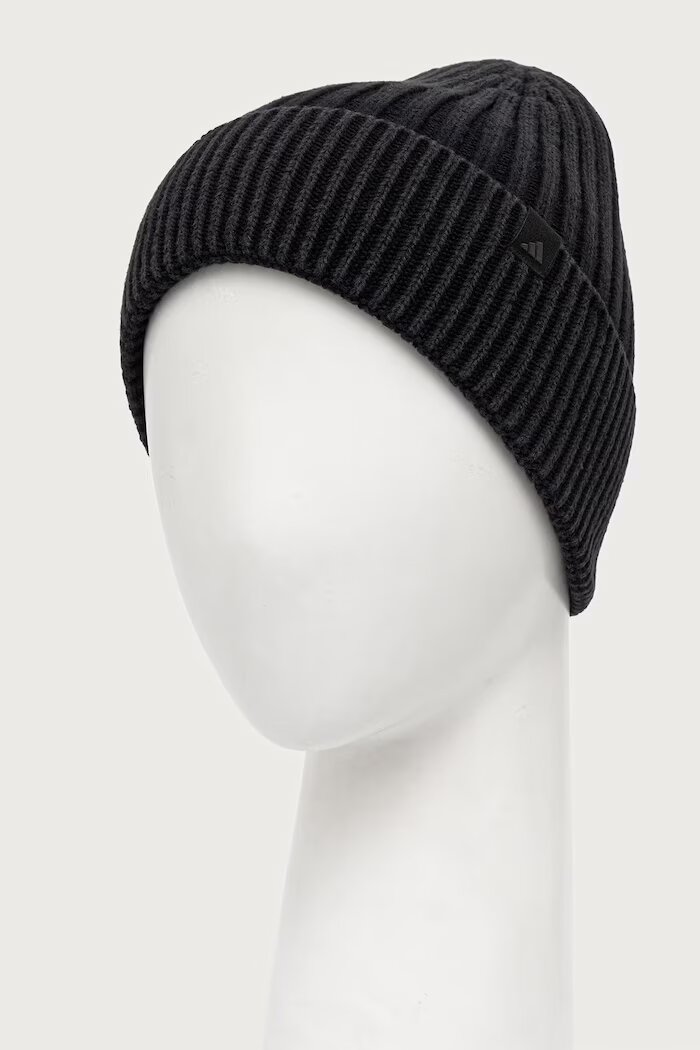 adidas шапка бини от памук черна KT1651