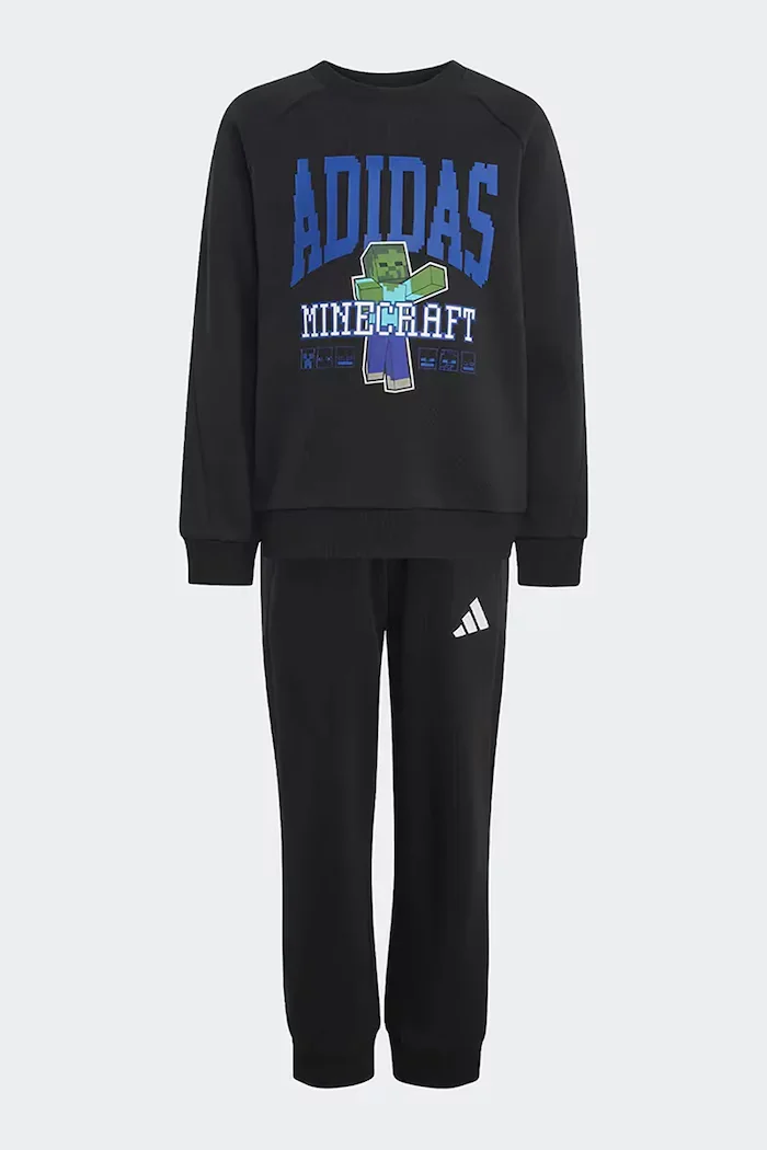 adidas спортен анцуг за деца с памук MINECRAFT черен KH3194