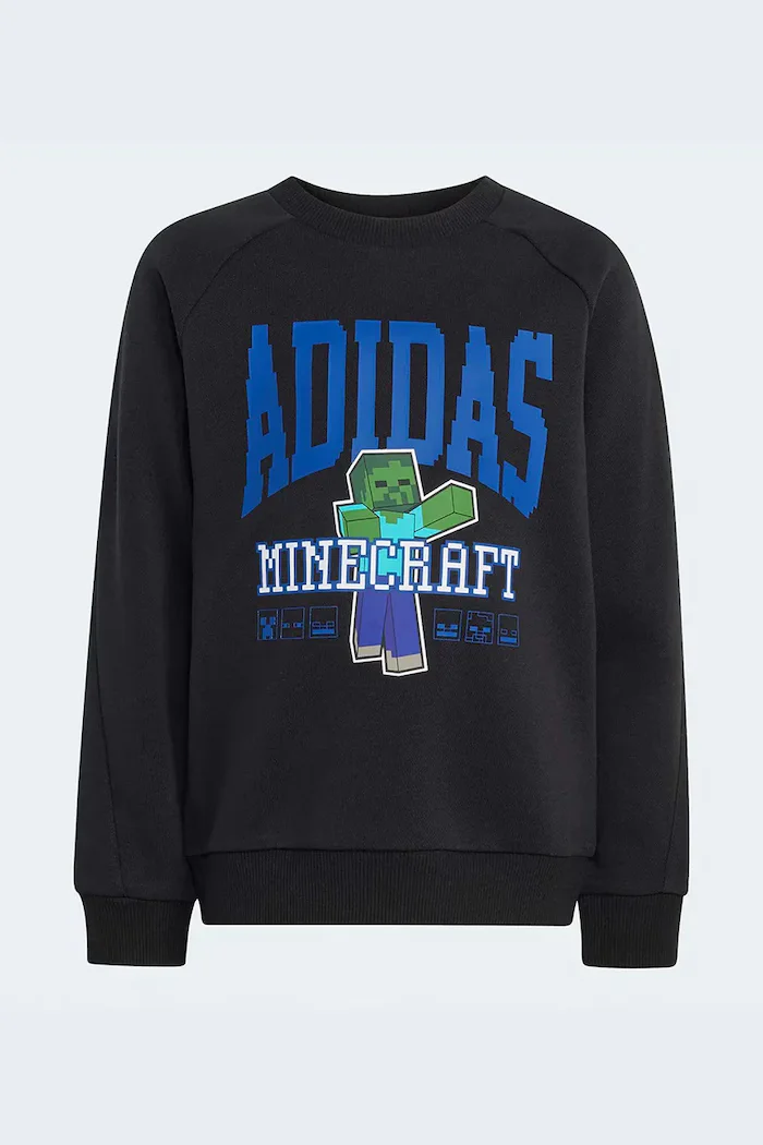 adidas спортен анцуг за деца с памук MINECRAFT черен KH3194