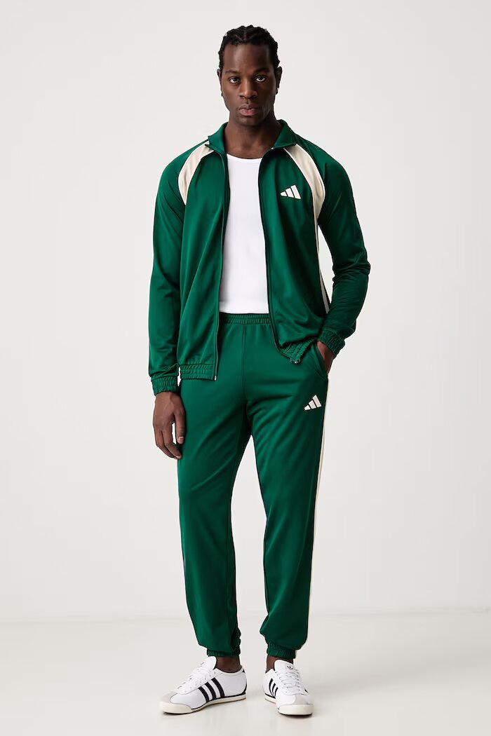 adidas спортен комплект анцуг мъжки Colorblock зелен KF4159