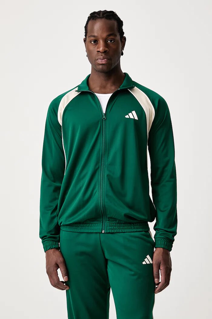 adidas спортен комплект анцуг мъжки Colorblock зелен KF4159