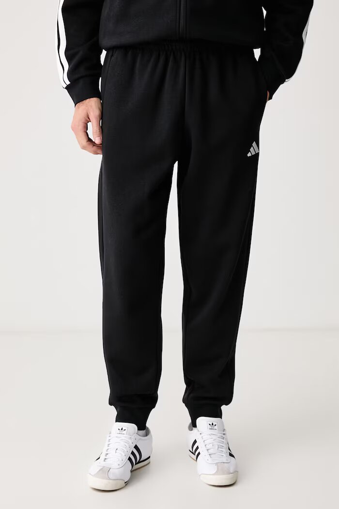 adidas спортен комплект анцуг мъжки с памук Three Stripes черен KY2284