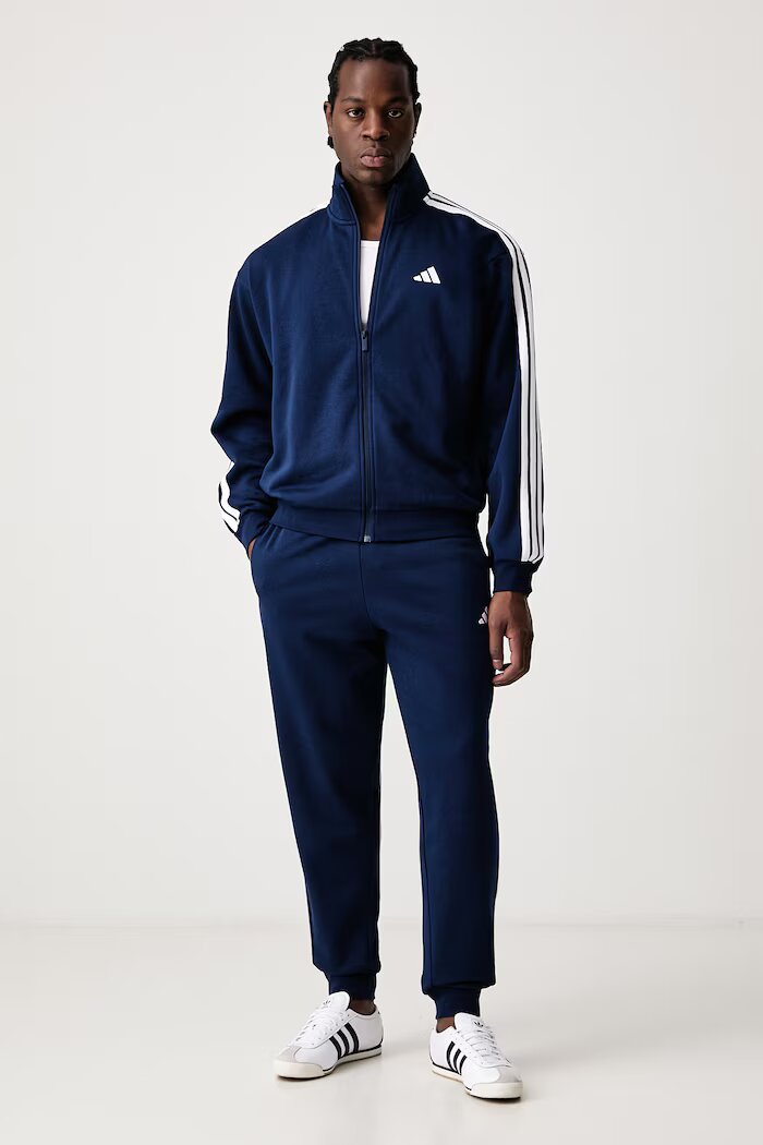adidas спортен комплект анцуг мъжки с памук Three Stripes син KY2283