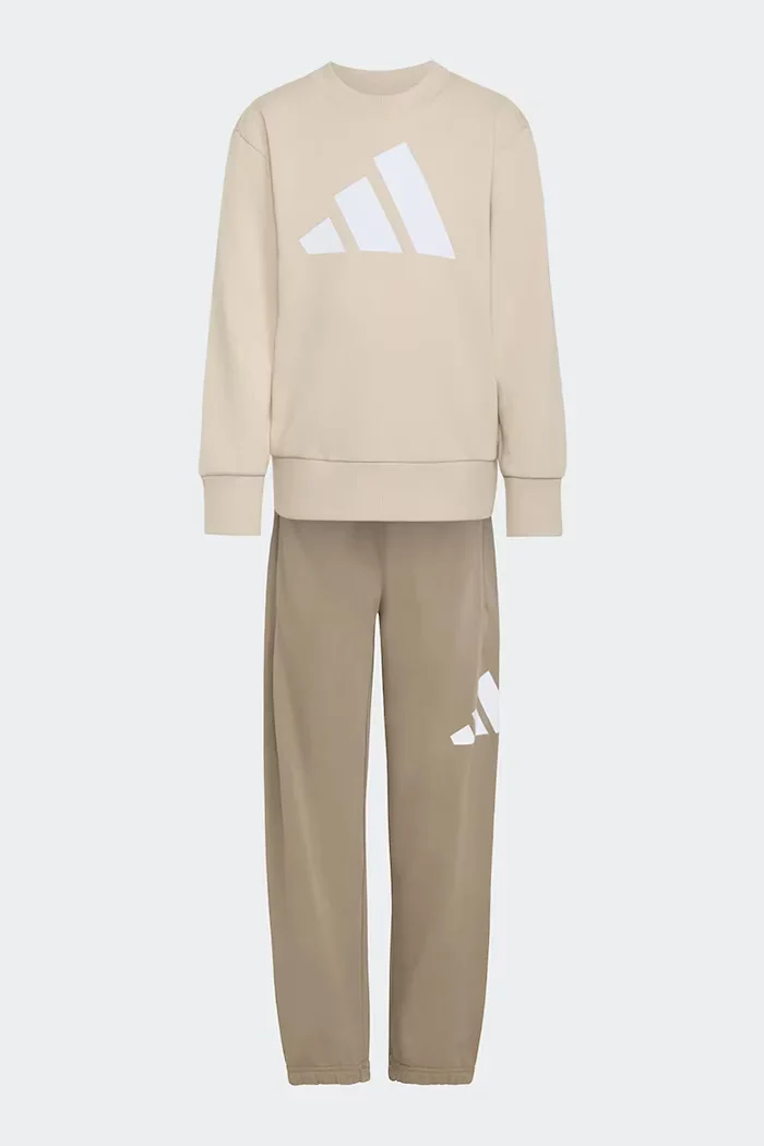 adidas спортен комплект анцуг за деца с памук бежов KT3330