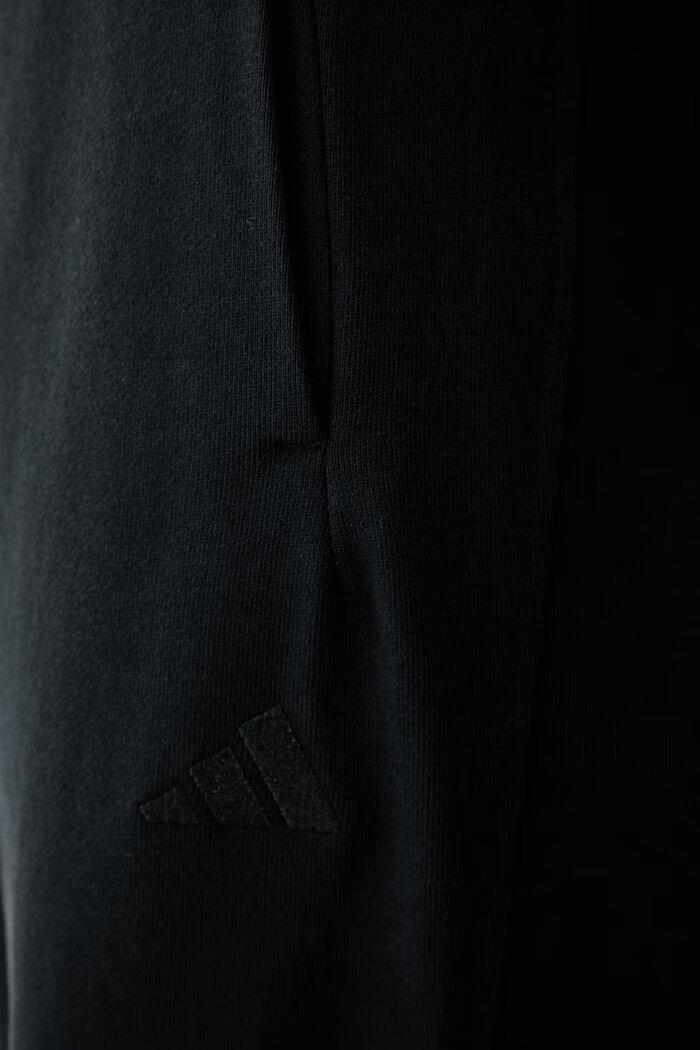 adidas спортен панталон дамски от памук черен с висока талия KU7935