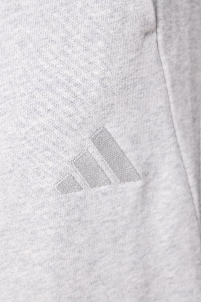 adidas спортен панталон мъжки от памук сив със стандартна талия KW2332