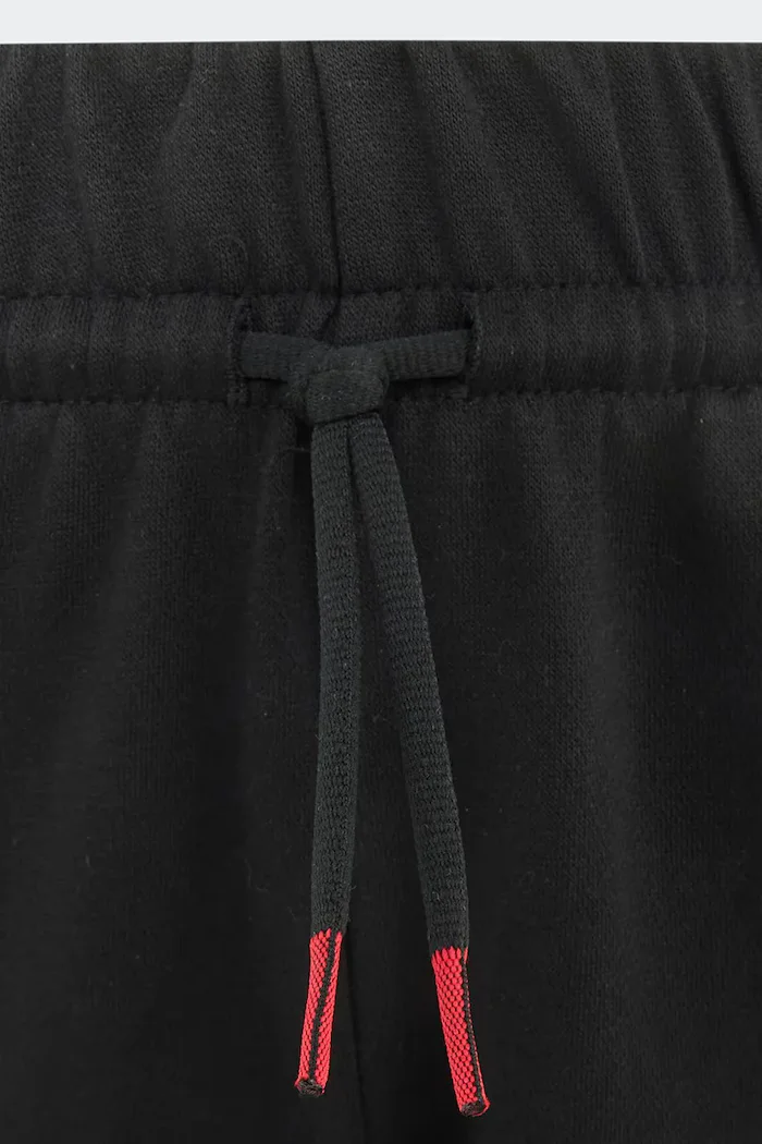 adidas спортен панталон за деца с памук черен със стандартна талия KW9983