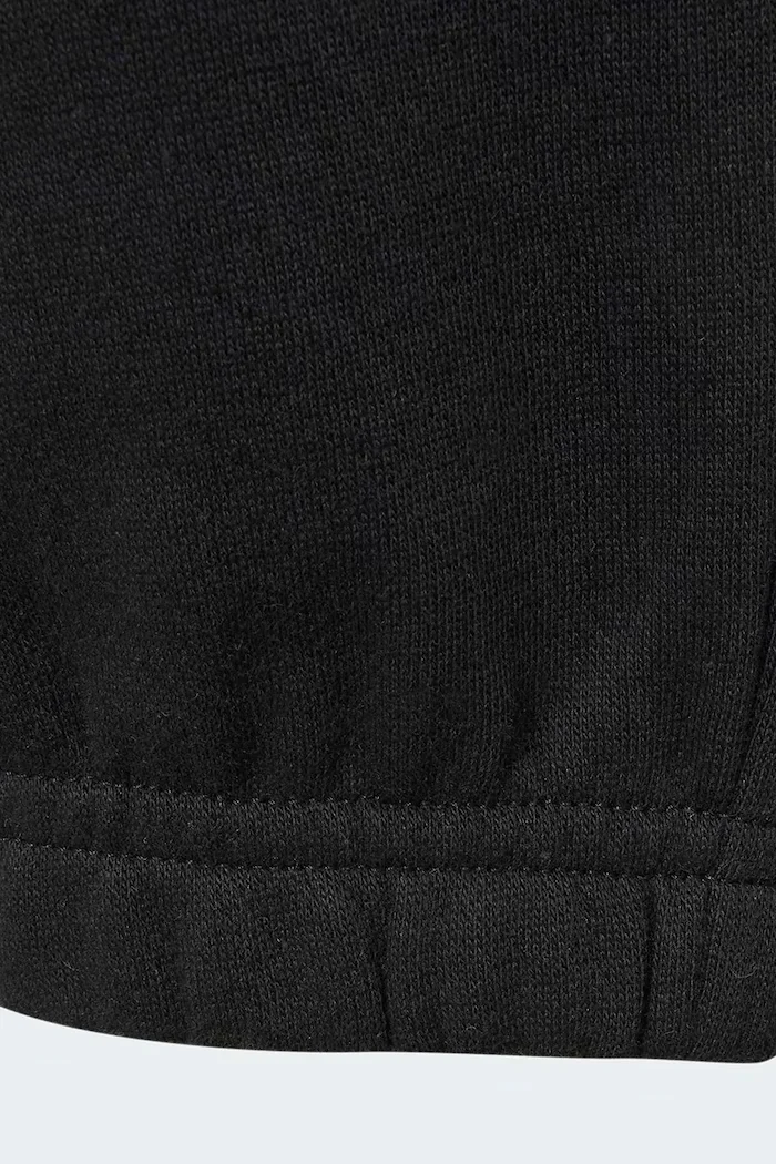 adidas спортен панталон за деца с памук черен със стандартна талия KW9983