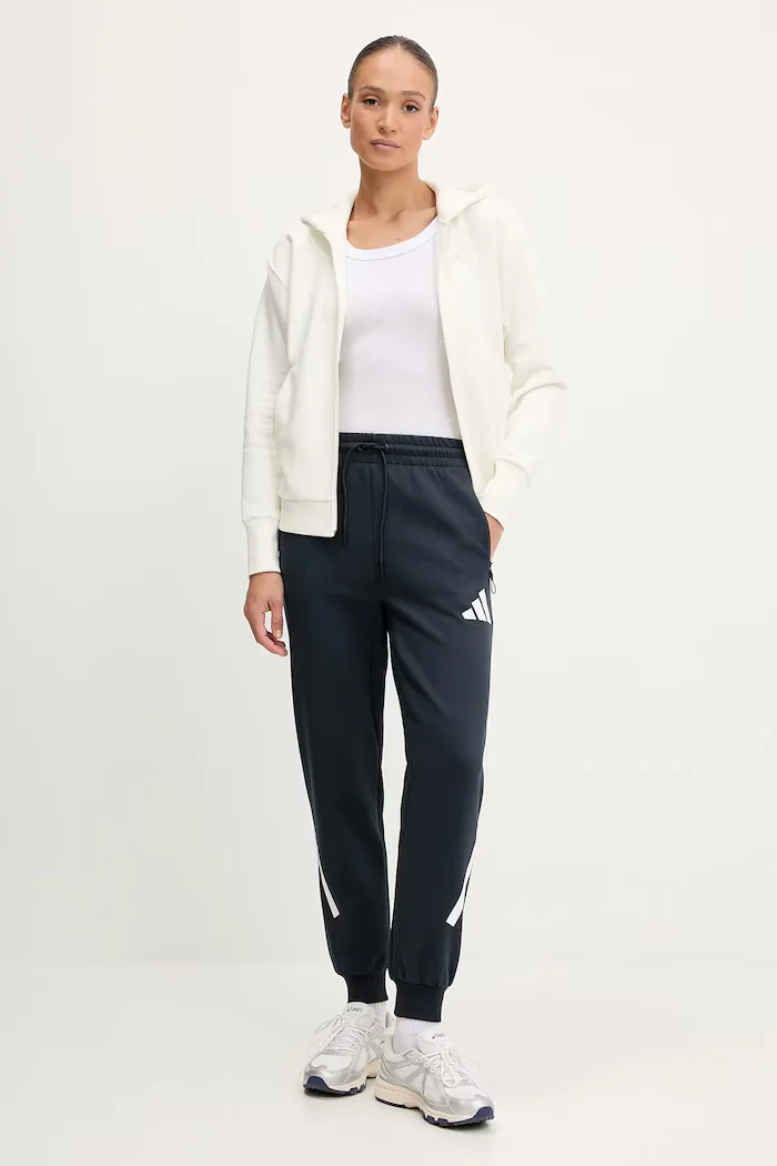 adidas Суичър All SZN в бежово с качулка с изчистен дизайн JD4689