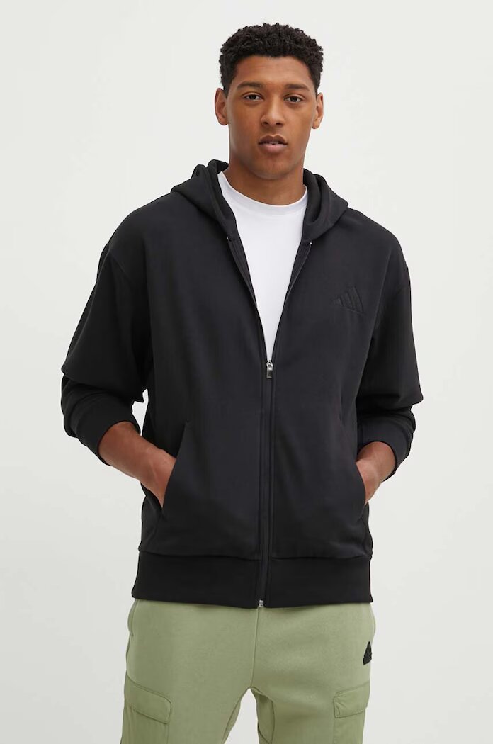 adidas Суичър All SZN в черно с качулка апликация IX1249