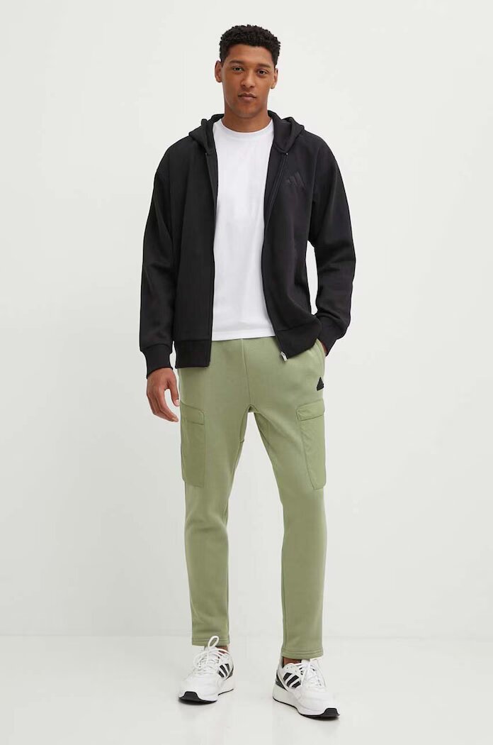 adidas Суичър All SZN в черно с качулка апликация IX1249