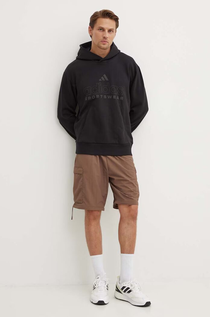adidas Суичър All SZN в черно с качулка IX1266