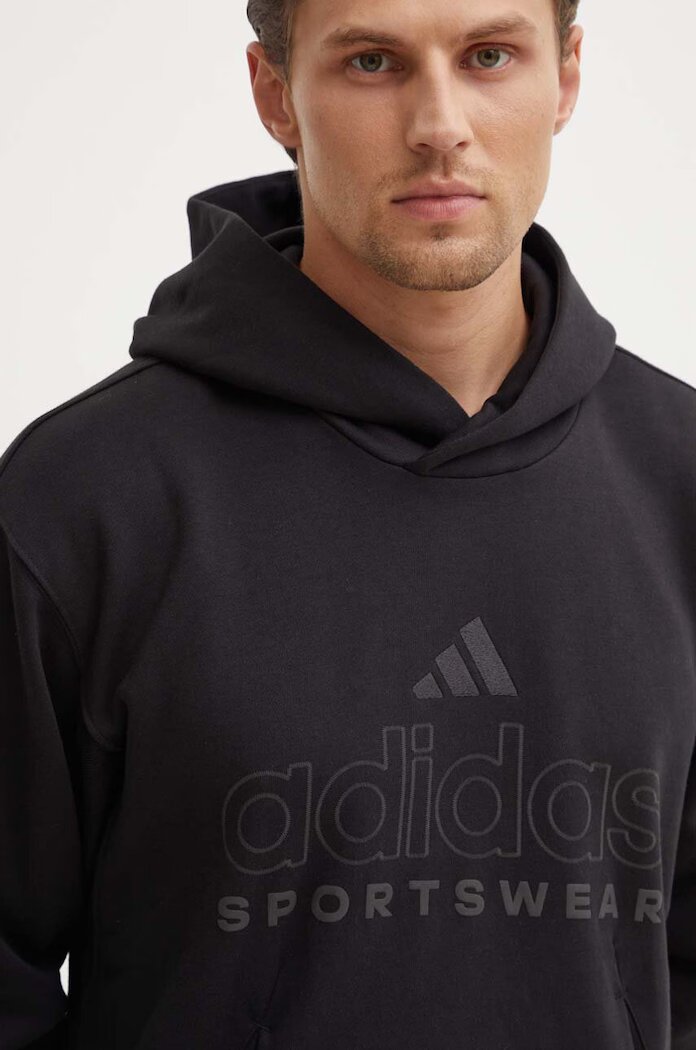 adidas Суичър All SZN в черно с качулка IX1266