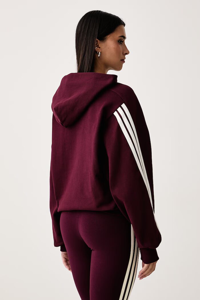 adidas суичър дамски от памук бордо KV9935