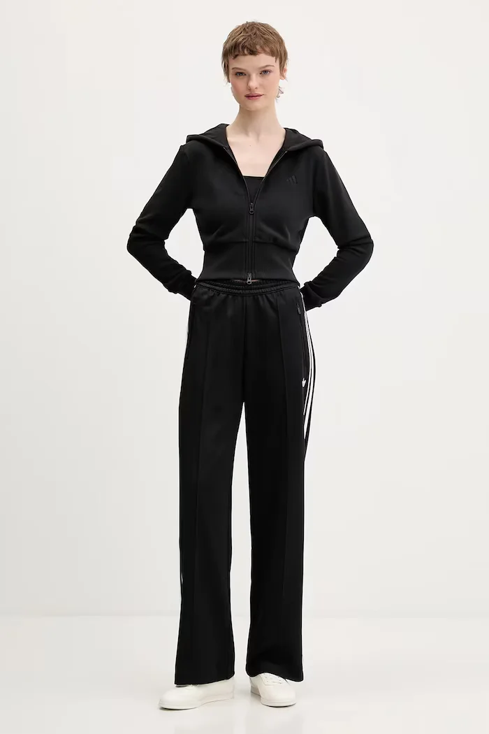 adidas Суичър Essentials в черно с качулка с изчистен дизайн JZ0197