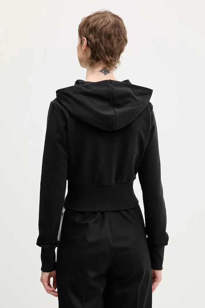 adidas Суичър Essentials в черно с качулка с изчистен дизайн JZ0197