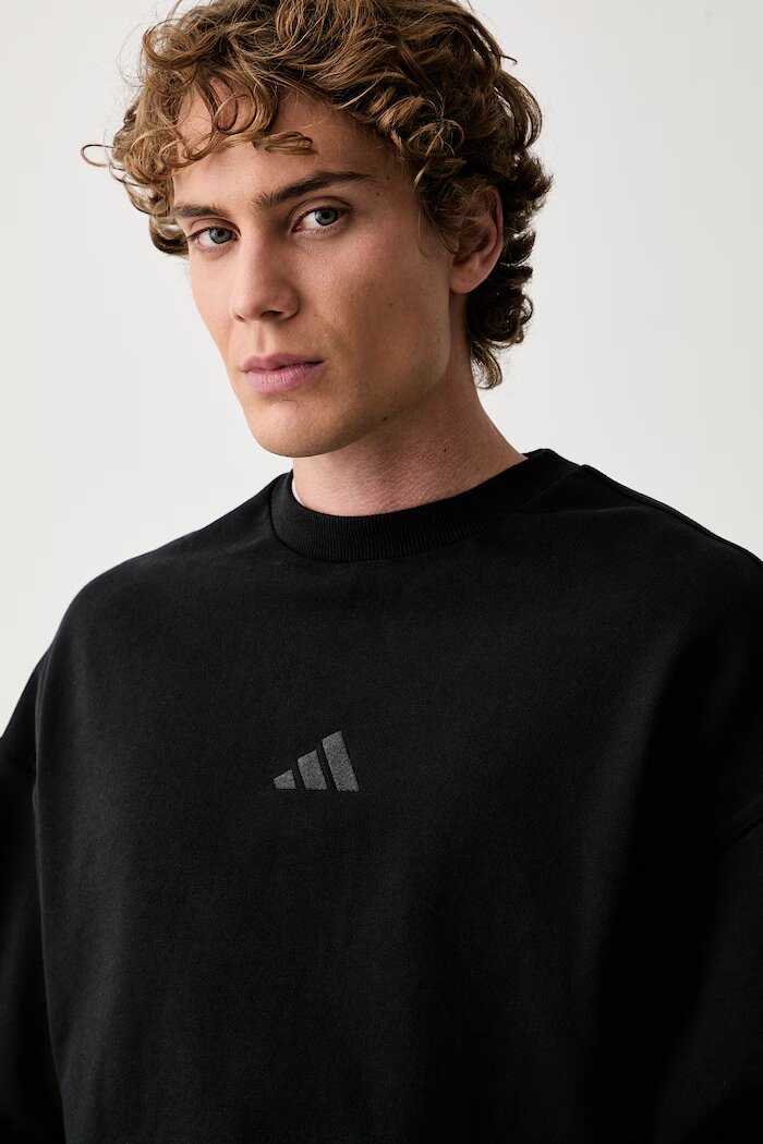 adidas суичър мъжки от памук Kit Pack черен KV9938