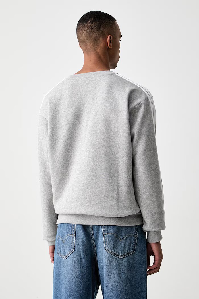 adidas суичър мъжки с памук Essentials сив KY4158