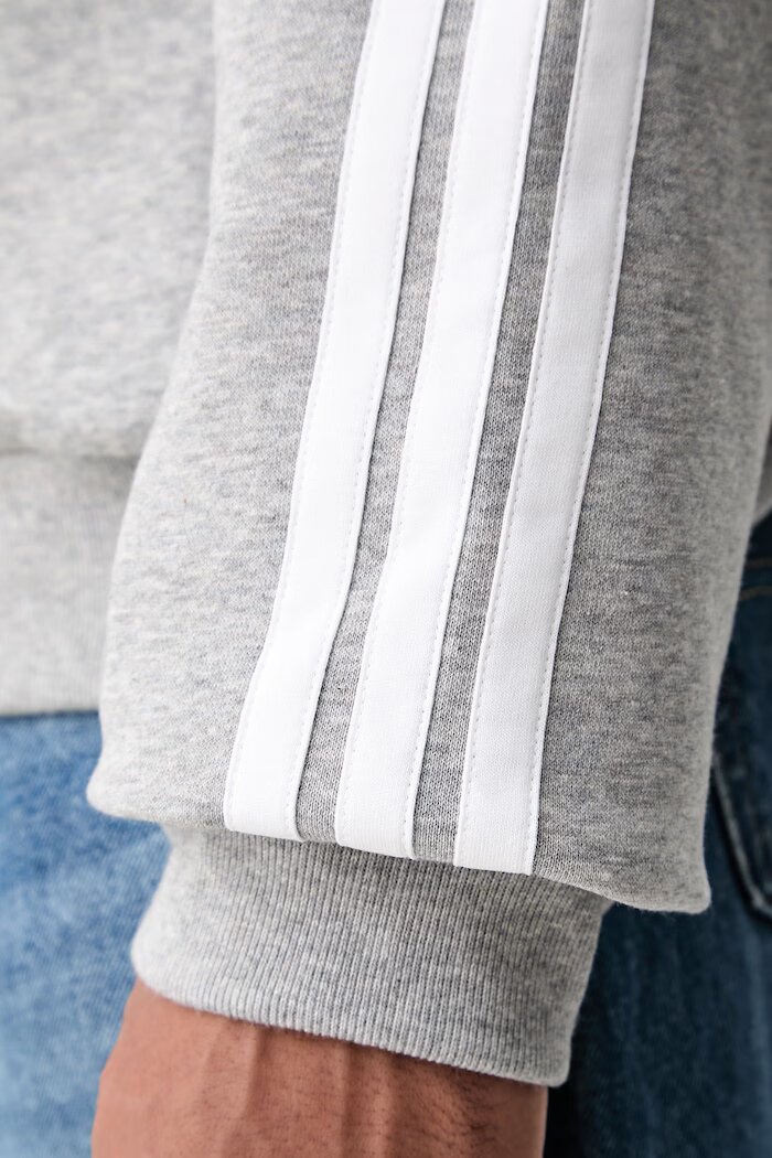 adidas суичър мъжки с памук Essentials сив KY4158